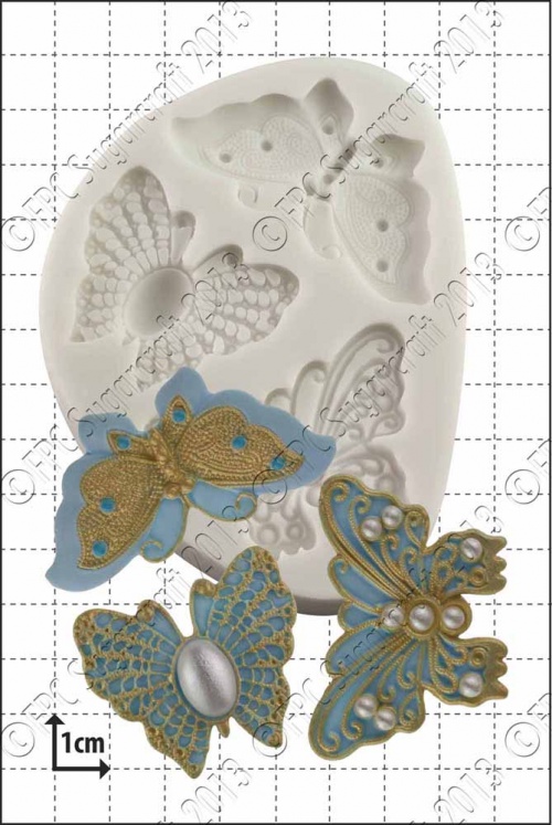 'Filigree Butterflies' Silicone Mould